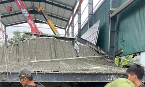 Sập giàn giáo khiến hai người tử vong